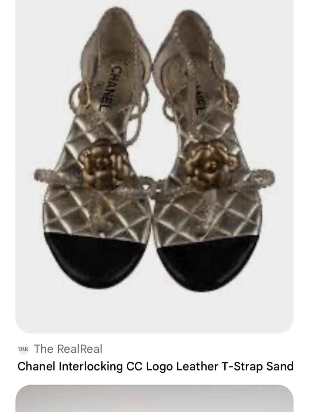 Chanel sandals
